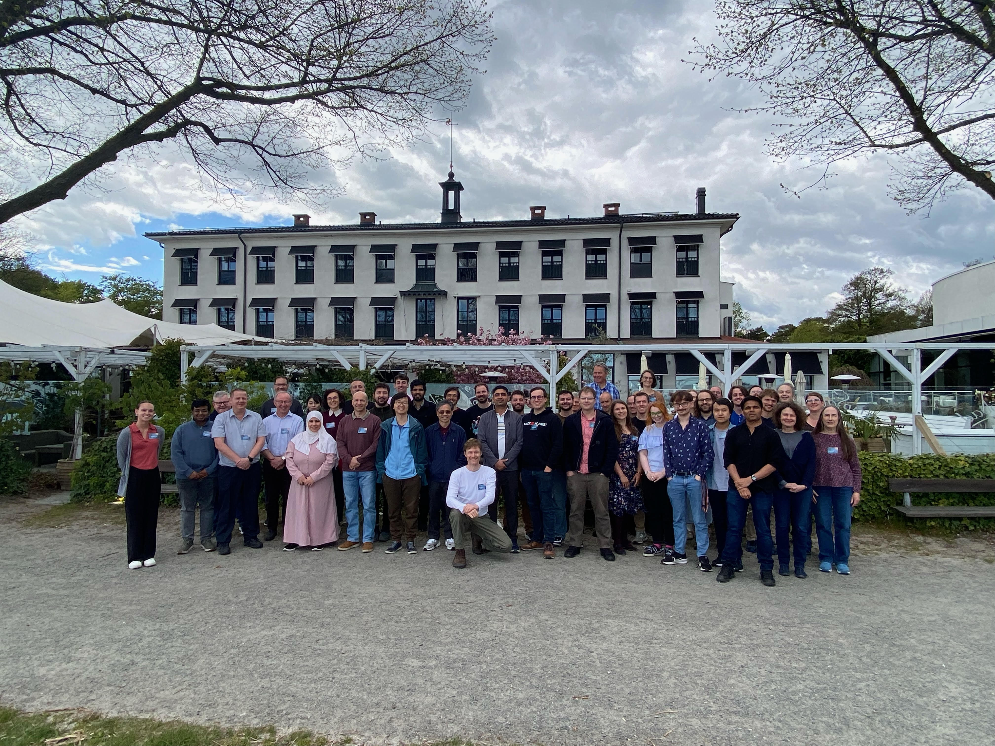 Conference photo in front of the venue